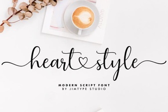 Heart Style Font for Creative Design Projects